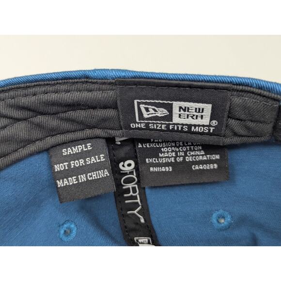 Disney x New Era Mickey Mouse Surf Blue OSFM Adjustable Hat SAMPLE NOT FOR SALE - Picture 8 of 8